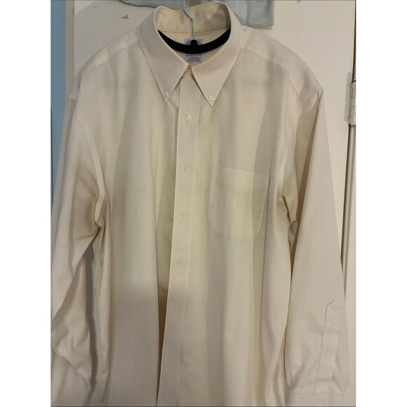 Brooks Brothers Other - Brooks Brothers Cream Button-Down Dress Shirt